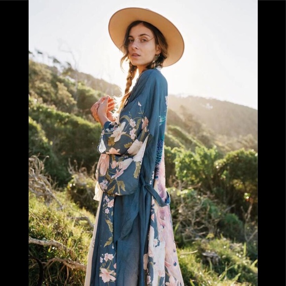 Bird Of Paradise Gypsy Bohemian Kimono - Picture 6 of 16